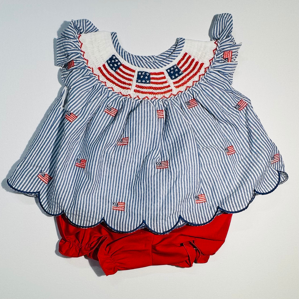 Old Glory Top with Bloomers - Set