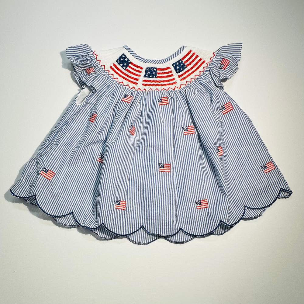 Old Glory Scallop Dress