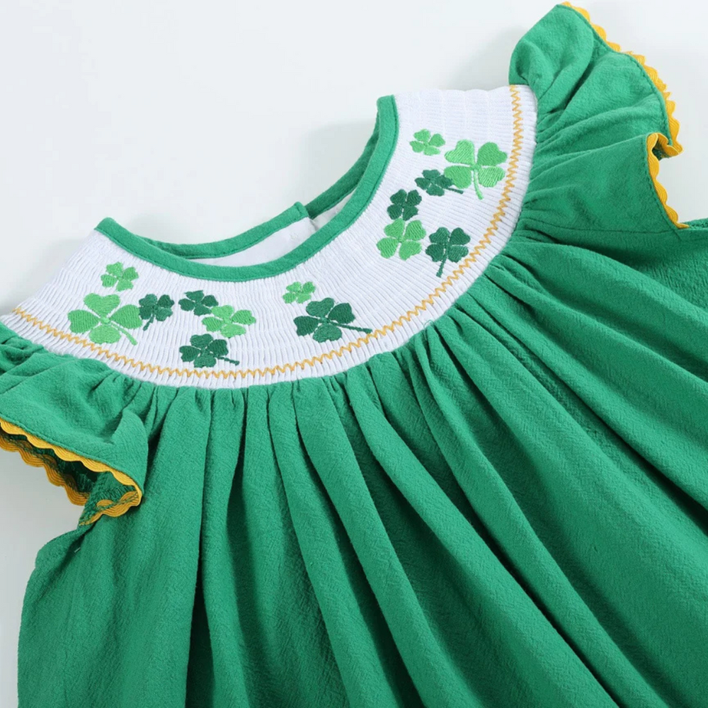 
                      
                        St Patrick Day Ruffle Sleeve Dress
                      
                    