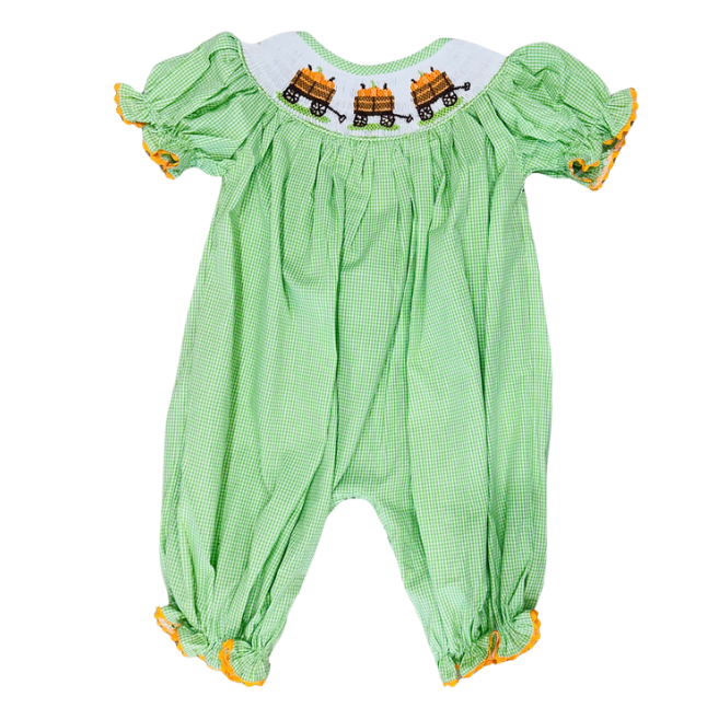 Fall Wagon Romper