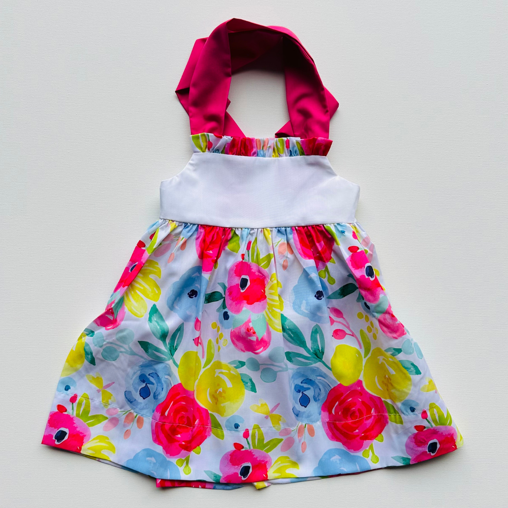 Summer Bright Floral Dress