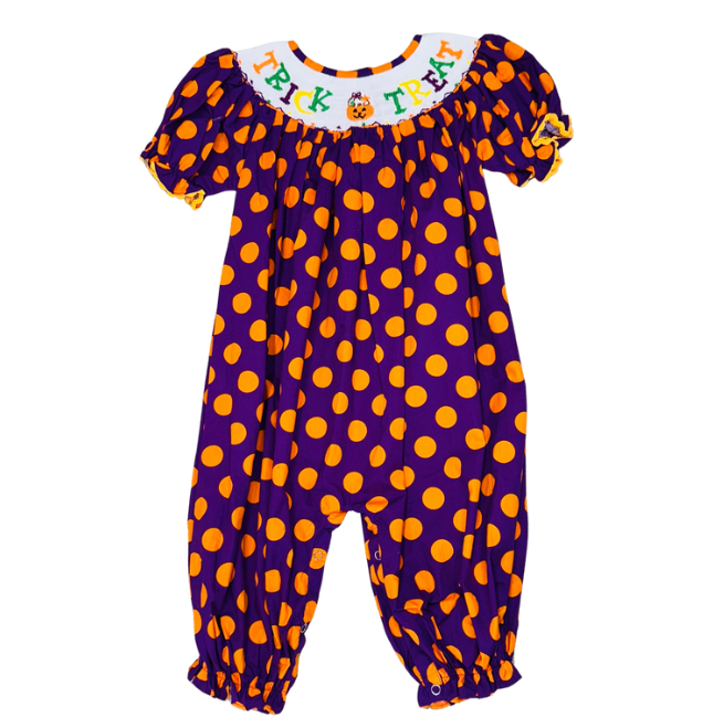 Halloween Trick Or Treat Romper