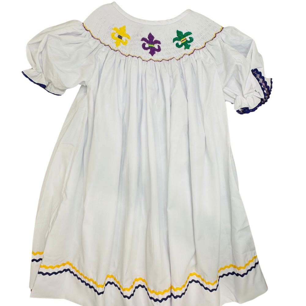 
                      
                        Three Fleur De Lis Dress
                      
                    