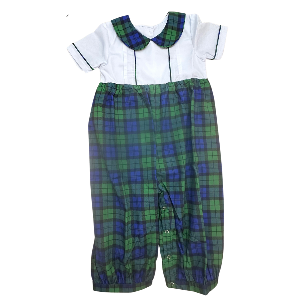 A Christmas Story Plaid Romper