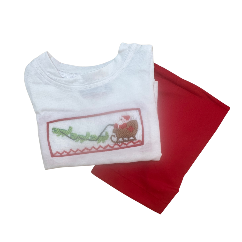 Flying Gator Santa Smock Set