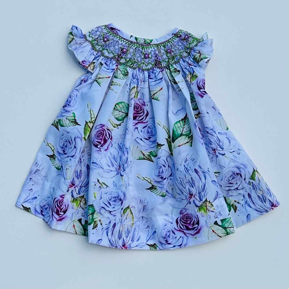Purple Floral Dress