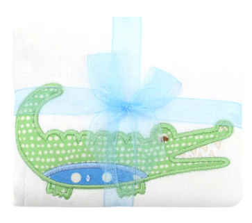 Alligator Burp Cloth