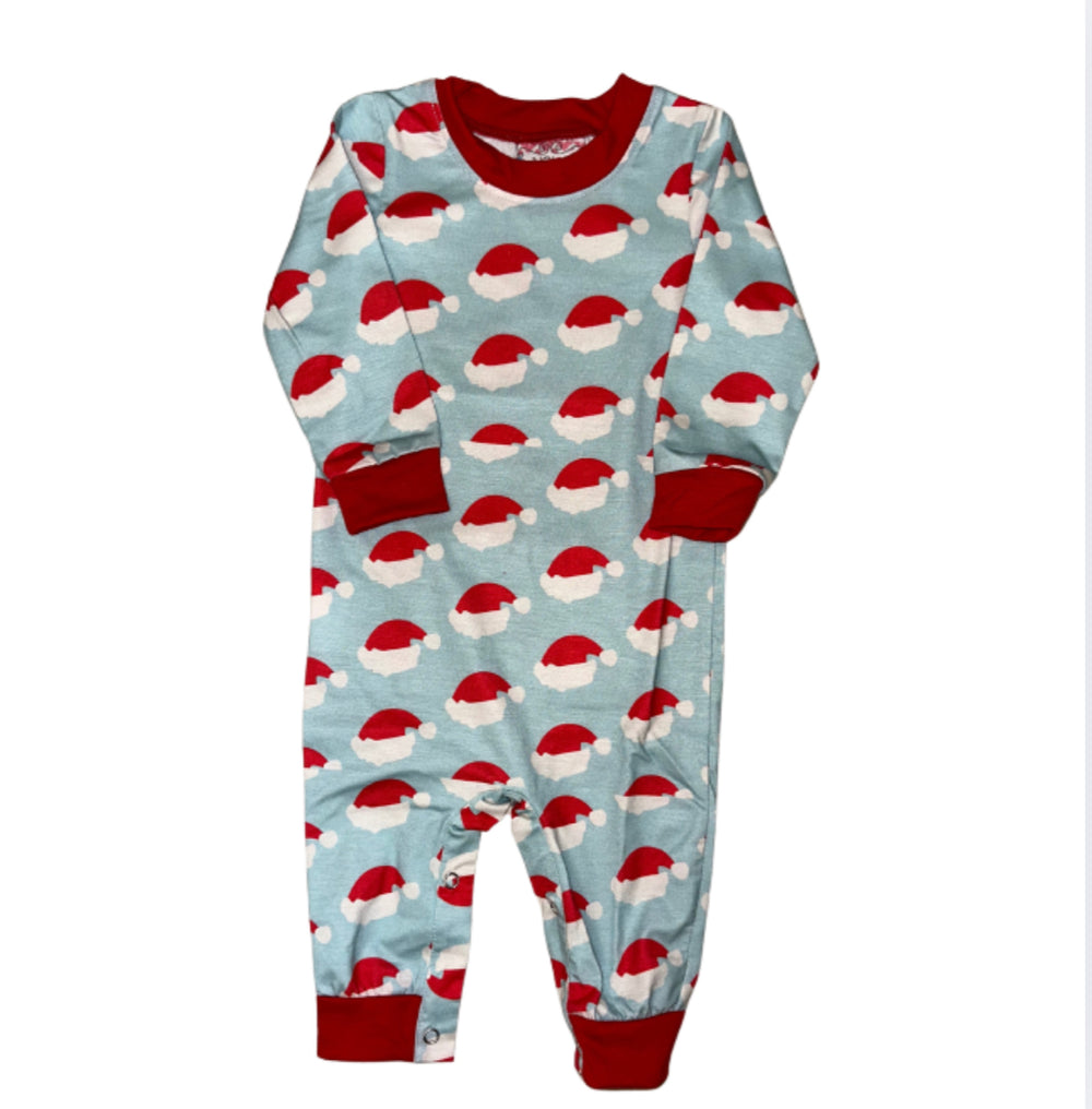 Santa Hat Jammie’s Romper