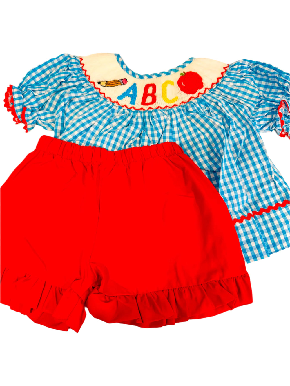 ABC Style 1 Top with Ruffle Shorts