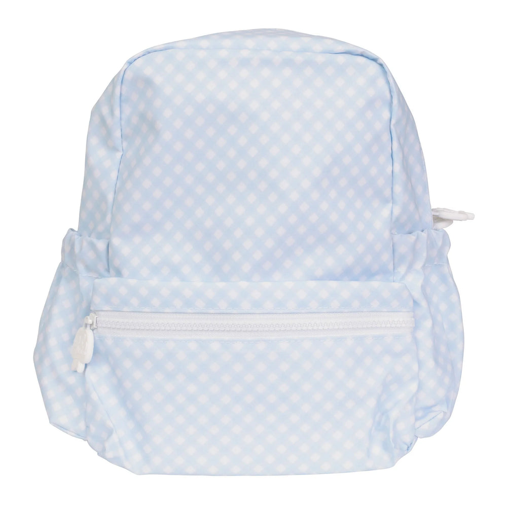 Everyday Backpack (Blue & White Gingham)