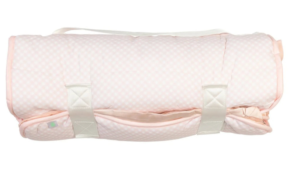 Everyday Nap Mat (Pink & White Gingham)